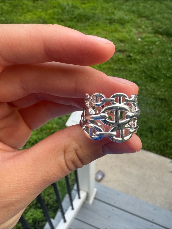 Hermes Jewelry - Hermes Chaine d'ancre Enchainee ring, large model